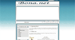 Desktop Screenshot of bona.net