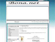 Tablet Screenshot of bona.net